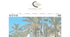 Desktop Screenshot of calderabayhotel.com