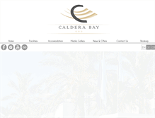 Tablet Screenshot of calderabayhotel.com